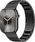 Metal Bands Compatible with Apple Watch Bands for Ultra 3 2 49mm 46mm 45mm 44mm 42mm iWatch Bands Women,Business Stainless Steel Strap for Apple Watch Ultra Series 9 8 7 6 5 4 3 SE/2