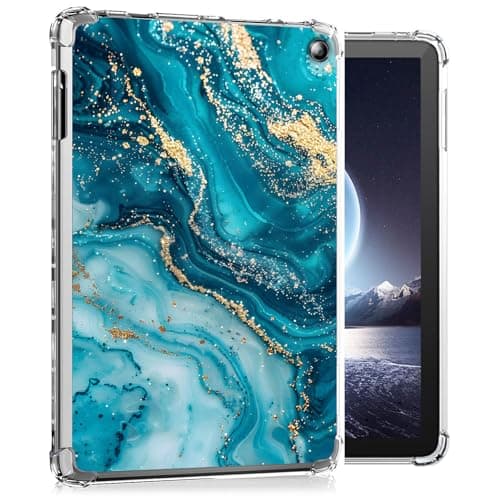 FXIANGWL Case for TMPB-Kindle Fire Max 11 2023 Transparent Tablet Cover Neon Dragonflies Pattern Lightweight Soft TPU Anti-Scratch Shock and Drop Protection Ultrathin Protective Tablet Cover