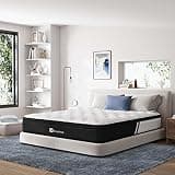 2 Queen Size Mattress, 12 Inch Hybrid Mattress with Gel Memory Foam, Comfort Foam and Individually Pocket Innerspring Queen Mattress for Motion Isolation & Edge Support, CertiPUR-US Certified