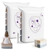 No-Pump 3D Vacuum Storage Bags, 2026 New Large Storage Compression Bags, 3-Sec Fast Compression for Heavy-Duty Travel Vacuum Bags, Reusable and Keeps Clothes Dry & Dust-Free (2, M(28 x 20 x 13 in))