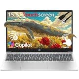 HP Touchscreen Laptop Computer Lightweight for Student (2026 Edition) • Office 365 • Intel Core i3 • 16GB DDR4, 256GB SSD • 15.6" • Numeric Keypad • Windows 11 Home • Type C RJ45 Cable