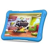 PRITOM 10 inch Kids Tablet Android 14 Tabletas 32GB, Parental Control, 6000mAh, Large HD IPS Display, WiFi 6, Dual Camera, Bluetooth, Toddler Tablet for Kids Age 3+, Blue