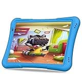 PRITOM 10 inch Kids Tablet Android 14 Tabletas 32GB, Parental Control, 6000mAh, Large HD IPS Display, WiFi 6, Dual Camera, Bluetooth, Toddler Tablet for Kids Age 3+, Blue
