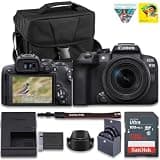 Canon EOS R10 RF-S18-150mm F3.5-6.3 is STM Lens Kit, Mirrorless Vlogging Camera, 24.2 MP, 4K Video, DIGIC X Image Processor, High-Speed Shooting, for Content Creators + 128GB Card + Camera Case