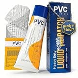 AquaPro Liquid Patch Waterproof Repair Kit for PVC Inflatable Boats, Rafts, ISUPs, Paddle Boards, Above Ground Pools, Hot Tubs, and Underwater Gear (Sealer +Cord)