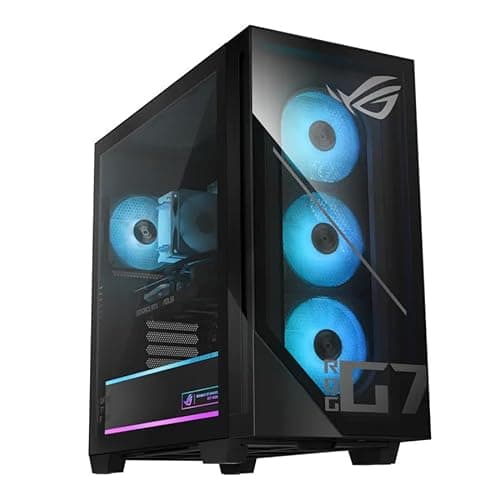 ASUS ROG G700 Gaming Desktop PC - Intel Core Ultra 5 225F Processor, 4TB NVMe SSD, 16GB DDR5 RAM, NVIDIA GeForce RTX 5070 12GB Graphics, RGB Lighting, Backlight Keyboard & Mouse, Windows 11 Home