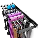 Wall Mounted Home Gym Equipment Storage Rack for Resistance Bands, Cable Attachments, Lifting Belts, Jump Ropes and Chains