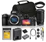 Nikon Z7 Mirrorless Camera with NIKKOR Z 28-400mm f/4-8 VR Lens Bundle, 45.7MP Full Frame Digital Camera, 4K Video, 493-Point AF, 5-Axis VR + 120GB XQD Memory Card + Camera Bag