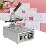 Tabletop hot Stamping Machine, Old-Fashioned hot Stamping Machine, with Digital Display, Interchangeable molds, for Leather Embossing.