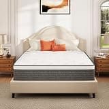 CH Charme House Full Size Mattress, 14 Inch Full Hybrid Mattress in a Box, Medium Feel Memory Foam and Individual Pocket Springs, Extra Edge Support, Pressure Relief, CertiPUR-US, Grey