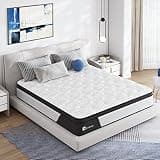 2 Queen Mattress 12 Inch, Hybrid Mattress Queen Medium Firm, Queen Mattress in a Box with Pocketed Springs CertiPUR-US Foam Mattress, Supportive&Pressure Relief, Breathable Fabric
