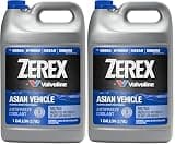 Zerex Asian Vehicle Blue Silicate and Borate Free 50/50 Prediluted Ready-to-Use Antifreeze/Coolant 1 GA (Pack of 2)