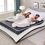 anwickjeff 6 Inch Twin Foam Mattress, Waterproof Twin Mattress with Quilted Breathable Cover, High Density Foam Mattress in a Box, Medium Firm Feel, Supportive & Pressure Relief, Navy Blue (Full)