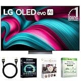 LG C5 Series OLED evo 4K Smart TV w/Dolby Vision & Dolby Atmos, HDR10, 144Hz, Alexa Built-in + Streaming Essentials Plus Bundle (Hulu Premium) + 12ft 4K HDMI Cable (42, Inches)