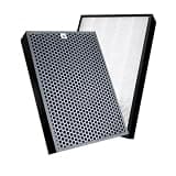 Air Purifier Particulate And Carbon Filter Set, Compatible For Sharp FZ-A40HFE FZ-A40DFE Fits KC-A40E KC-840E Replacement Element Pack