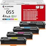 055 Toner Cartridge Set Replacement for Canon 055 MF743cdw Toner, BKCMY