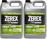 Zerex Original Green Low Silicate 50/50 Prediluted Ready-to-Use Antifreeze/Coolant 1 GA (Pack of 2)