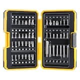 TGFTGF 49PCS S2 Steel Screwdriver Bit Set, Magnetic Driver Bit Set, includes Tamper Proof Security Torx Bit Set, SQ, Hex, PZ, SL, PH, with 1/4" Hex Drill Bit Extension, Upgraded Version, Non-Slip Box