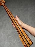 AAAAA 4 String 20fret Roasting Flamed Maple Bass Neck parts Rosewood dot inlay