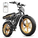 TST Electric Bike for Adults, 1500W Peak Motor 60 Miles Fat Tire E Bike with 48V 15Ah Removable Battery 20" Electric Bike with Dual Suspension, R9