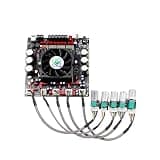 S600X-W 2.1 Channel Bluetooth Amplifier Board, 300W×2+600W Subwoofer, Dual TPA3255 HiFi Class D Power Amp Module, DC 19-51V, BT 5.2, AUX & USB Input, for DIY Home Theater Passive Speakers