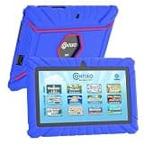 Contixo V8 7" Kids Tablet - 32GB Storage, Pre-Loaded Exclusive Ad-Free Content, Android, Parental Controls, Durable Kid-Proof Case, IPS Touch Screen, Dual Camera, WiFi, Ages 3-12, Gift - Dark Blue