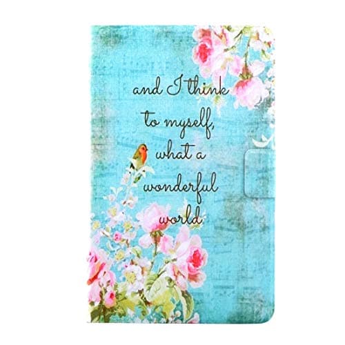 Zhiyuan Colour Pens Pattern Horizontal Flip Leather Case with Holder & Card Slot for Galaxy Tab E 8.0 /T375 Durable (Color : Color5)