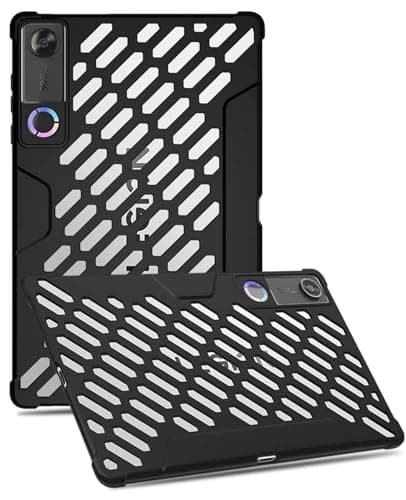Case for Lenovo Legion Y700 Gen 5,NOUKAJU TPU Tablet Protection Case,Hollow Design,Drop-Resistant,Anti-Scratch,Protection Cover for Lenovo Legion Y700 Gen 5 Tablet 8.8inch(Black)