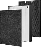 Molvgoc Replacement Filters Compatible with Bissell Air320 & Air220 Air Purifier, 1 Set Include 1 Pre-Filter+1 Pleated Filter+1 Activated Carbon Filter, Compare Part # 2677,2678,2804