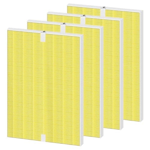 Pulluty 116130 5500-2 Pet Care Air Purifier Filter H Replacement for Winix 5500-2 AM80 Plasmawave Air Purifier,4 Pack
