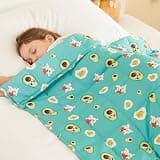 HOSUKKO Weighted Blanket - 10 lbs Green Avocado Heavy Blanket - Small Size Breathable Lap Blanket(41"x60", 10 lbs)