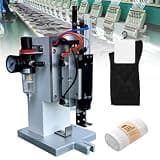 Pneumatic Hang Tag Labeling Machine, Compatible with Multiple Tag Pin Sizes 0.2"-1.7", Efficient Glue Nail Machine for Socks Gloves Towels and Garments