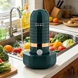 Fruit and Vegetable Cleaner Washing Machine, Effective Ultrasonic Fruit and Vegetables Capsule Shape, Produce Cleaner - Portable Fruits & Veggie Washing Machine (Green)