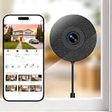 2K 3MP Window Camera, 5GHz & 2.4GHz WiFi Dome Cameras for Home Security for Indoor & Outdoor Monitoring, with Full Color Starlight Night Vision, Motion/Human Detection, Easy Install, 24/7 Recording