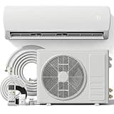 MEPTY 9000BTU Mini Split AC/Heating System, 19 SEER2 Energy Efficient Mini Split Air Conditioner with Heat Pump, 110V Cools Up to 450sq.ft, Ductless Inverter AC Unit with Pre-Charged Condenser