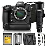 Nikon Z9 Mirrorless Camera with NIKKOR Z 180-600mm f/5.6-6.3 VR Lens Bundle, 45.7MP Full Frame Professional Camera, 8K Video, EXPEED 7, 493-Point AF + 120GB XQD Memory Card + Camera Bag