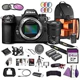 Nikon Z6 III Mirrorless 6K Video Camera Full Frame 24.5MP Bundle with NIKKOR Z 24-120mm f/4 S Lens + Microphone + Replacement Battery + Charger EN-EL20 + Filter Ket + Tripod + 64GB Memory Card + More