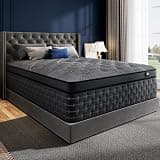 KolaDream California King Size Mattress, 14 Inch Hybrid Advanced Gel Memory Foam and Pocket Springs, Mattresses in a Box, Fiberglass Free, Motion Isolation & Pressure Relief, 365-Night Trial, Black