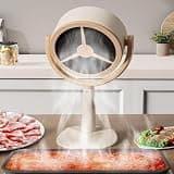 Household Desktop Extractor Hood,125° Adjustable Angle, Low Noise and Strong Suction,for Home, Kitchen Hot Pot, Indoor Barbecue