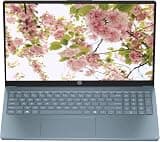 HP Portable 15'' HD Micro-Edge IPS Laptop, Intel Pentium Processor Up to 3.68GHz, 4GB DDR4, 128GB SSD, HDMI, Webcam, Ultra-Fast 6th Gen WiFi, Windows 11 OS, Dale Blue