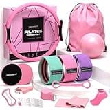 Pilates Kit for Home Workouts, Pilates Equipment Set for Women with 14.5” Magic Circle Pilates Ring and Ball, Resistance Bands, Sliders, Yoga Strap & Socks, Home Pilates Workout Kit & Accessories