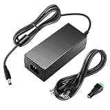 SHNITPWR 24V 3A DC Power Supply Adapter AC 100V~240V to DC 24 Volt 3 Amp 72W Converter Transformer 5.5x2.5mm Plug for 5050 3528 LED Strip Light 3D Printer LED Driver CCTV Security System LCD Monitor