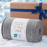 Bedsure Silky Soft Summer Cooling Blanket for Hot Sleepers, Rayon Derived from Bamboo Cold Throw Blanket for Couch, Lightweight Bed Cooling Throw Camping Picnic Travel Outdoor Dorm Essentials, 50x70
