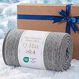 Bedsure Silky Soft Summer Cooling Blanket for Hot Sleepers, Rayon Derived from Bamboo Cold Throw Blanket for Couch, Lightweight Bed Cooling Throw Camping Picnic Travel Outdoor Dorm Essentials, 50x70