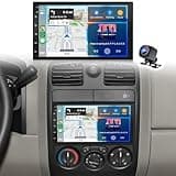 7" Car Stereo Upgrade for Chevy Colorado 2004-2008 2010-2012 with Wireless CarPlay and Android Auto, Double Din Android 14 Touchscreen for Colorado Radio w/GPS Bluetooth WiFi FM RDS SWC Camera, 2+32G