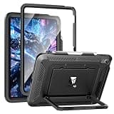 TiMOVO Kids Case for iPad (A16) 11th Generation 11 Inch 2025, iPad 10th Gen Case 10.9 Inch 2022 with Screen Protector & Kickstand, Fully-Body Heavy Duty Shockproof Protective Cover, Black