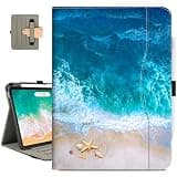 Vimorco for iPad Air 13 Inch Case M4/M3/M2 2026/2025/2024 Starfish, for iPad Air 13 Case, Pencil Holder/Hand Strap/Pocket/Screen Protection Band, for iPad Air Cases 13-inch, Ocean Beach