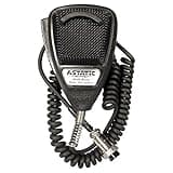Astatic 302-636LB1 Black Noise Cancelling 4 Pin CB Microphone (Bulk),XLR