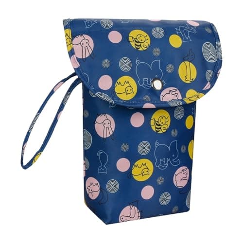 YPBEW Caring Portable Diaper Bag with Large Capacity Oxfords Fabric Storage for Travel Diaper Bag