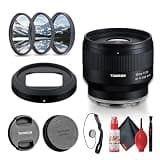 Tamron 35mm F2.8 Di III OSD M 1:2 Prime Lens for Sony E Full-Frame Mirrorless Cameras, Half Macro Close-Focusing, Compact Lightweight Design for Video + Lens Filter Kit + Cap Keeper (4pc Bundle)